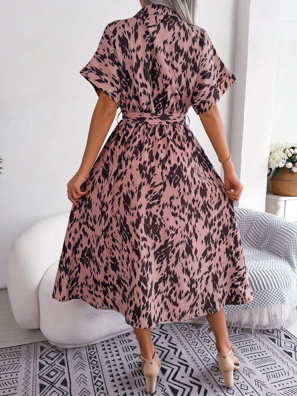 Vestido Mídi Casual Aurora