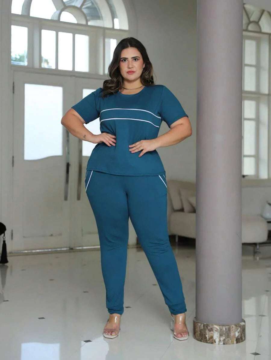 Conjunto Manga Curta Moletinho Victoria