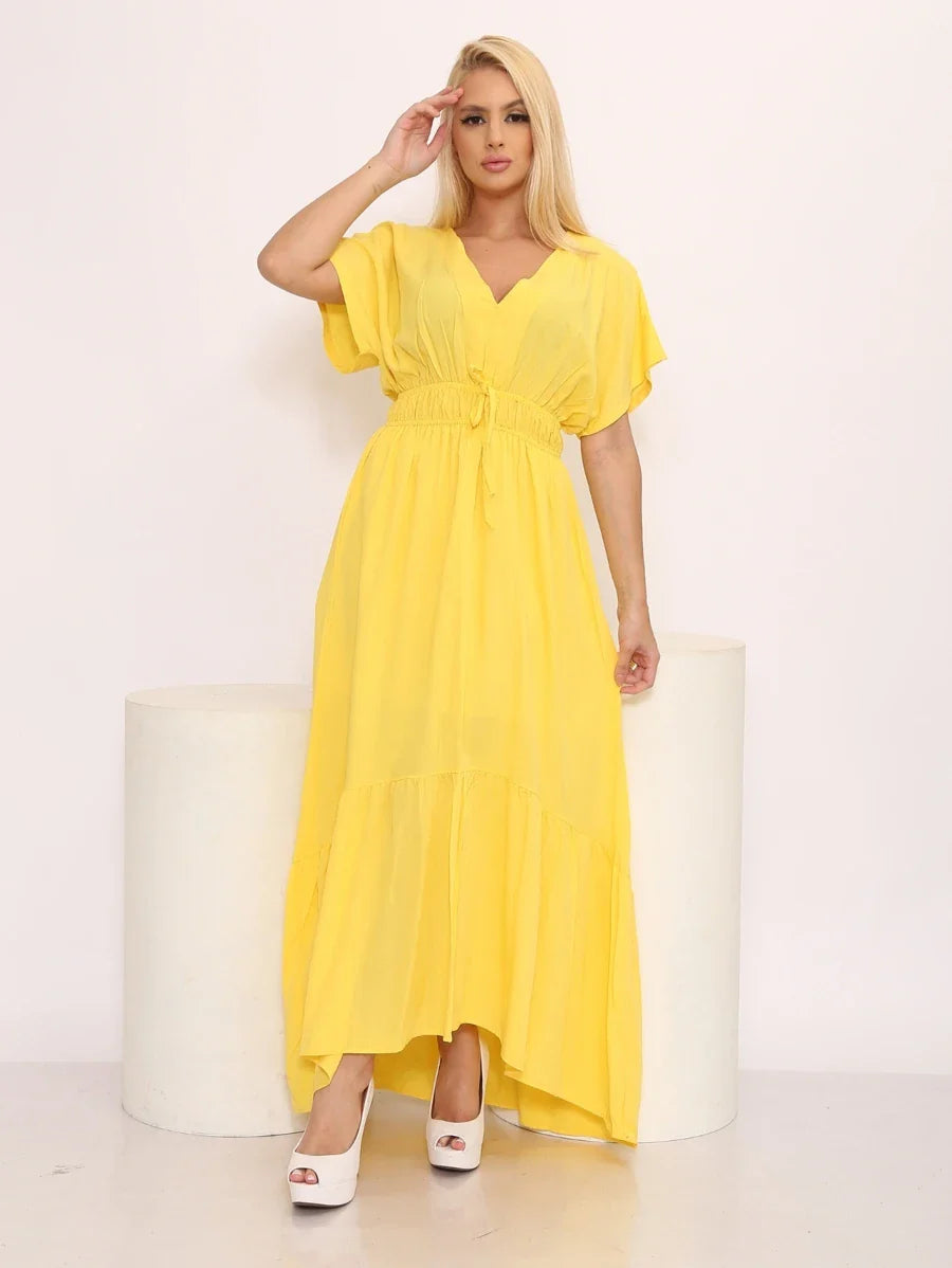 Vestido Feminino Longo Fluido Catarina
