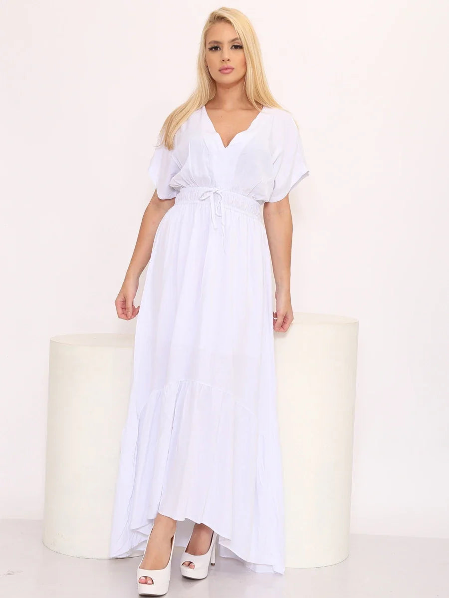 Vestido Feminino Longo Fluido Catarina