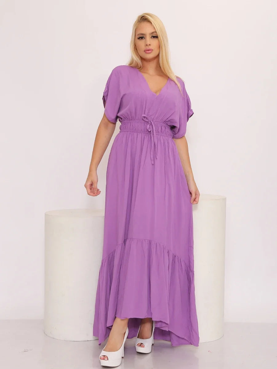 Vestido Feminino Longo Fluido Catarina
