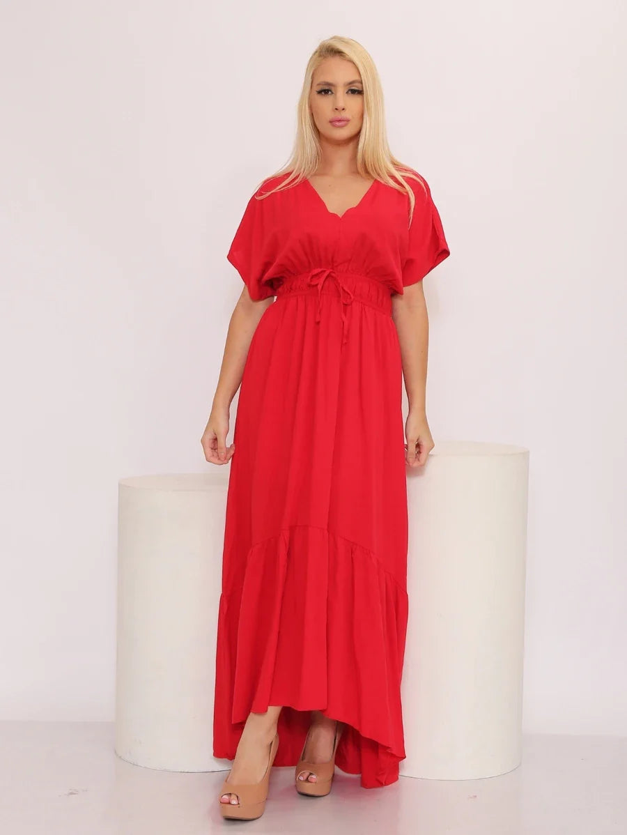 Vestido Feminino Longo Fluido Catarina