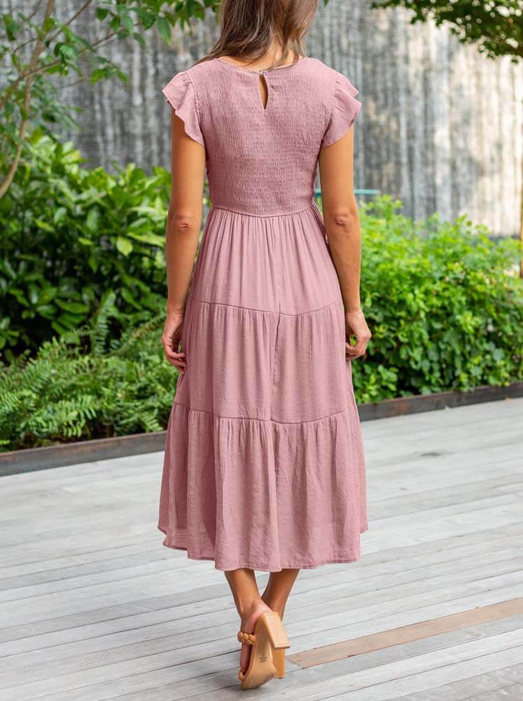 Vestido Mídi de Lástex Matilda