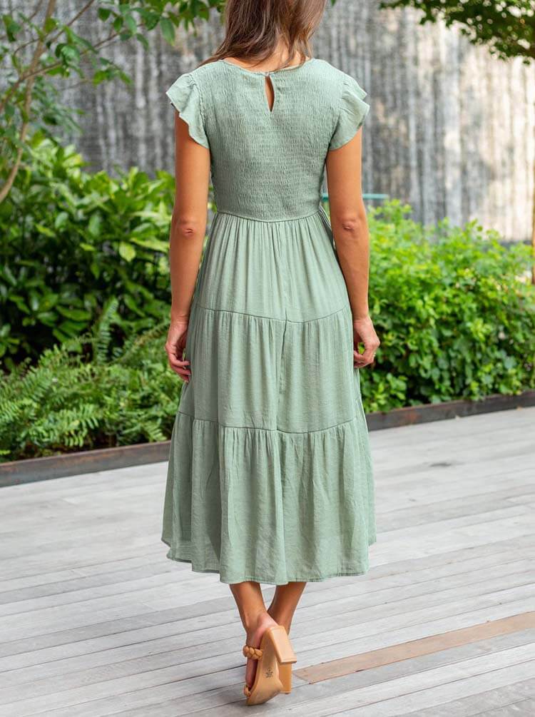 Vestido Mídi de Lástex Matilda