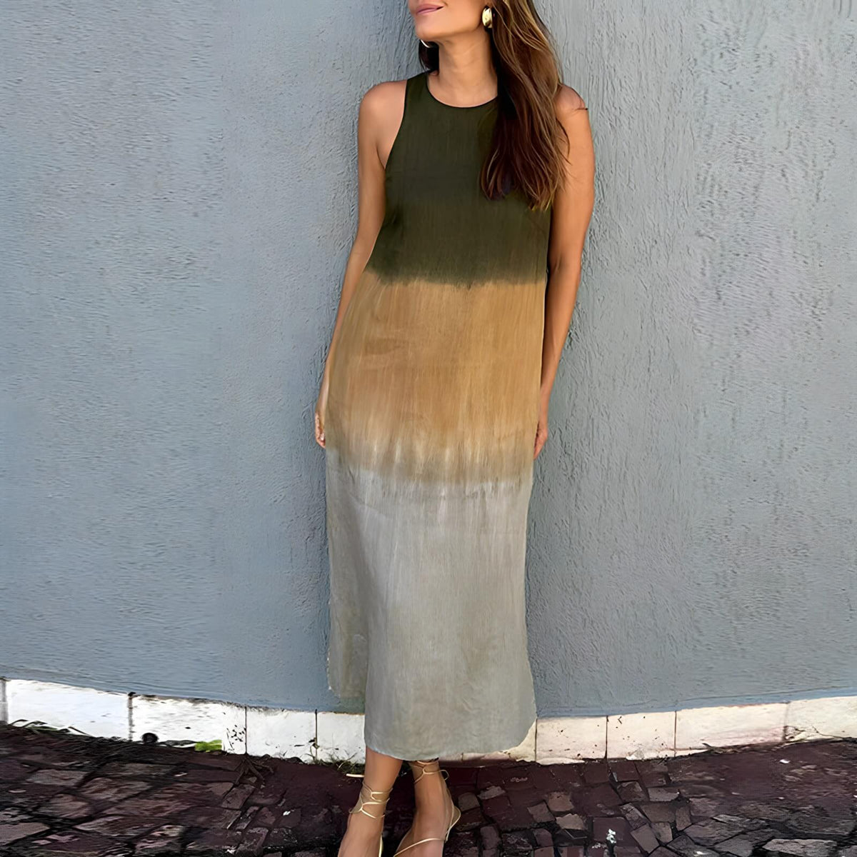 Vestido Mídi Casual Linéaire