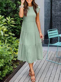 Vestido Mídi de Lástex Matilda
