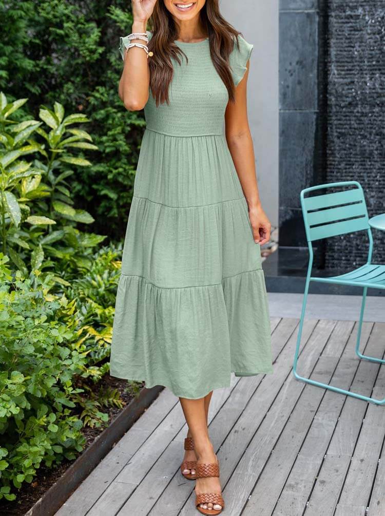Vestido Mídi de Lástex Matilda
