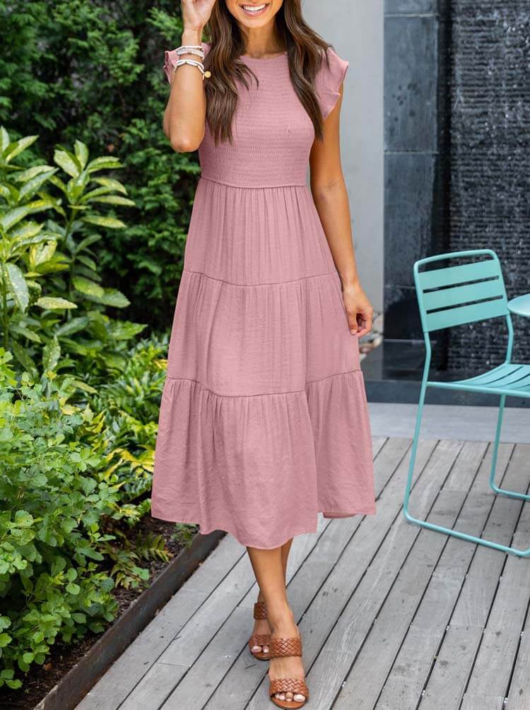 Vestido Mídi de Lástex Matilda