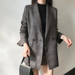 Blazer Alongado Xadrez Imelda