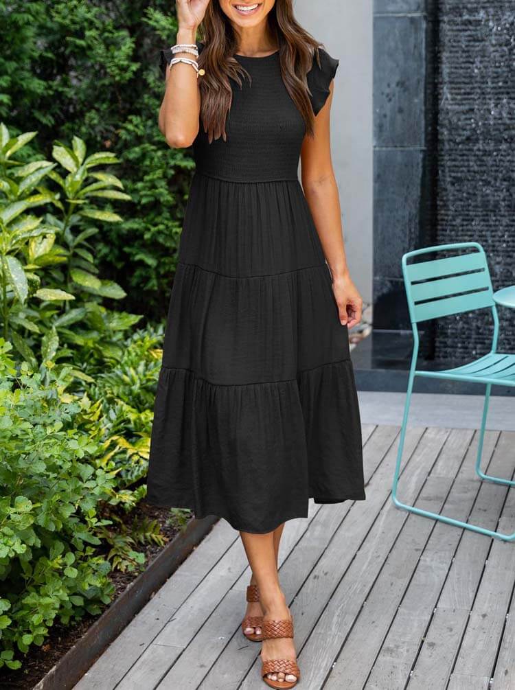 Vestido Mídi de Lástex Matilda