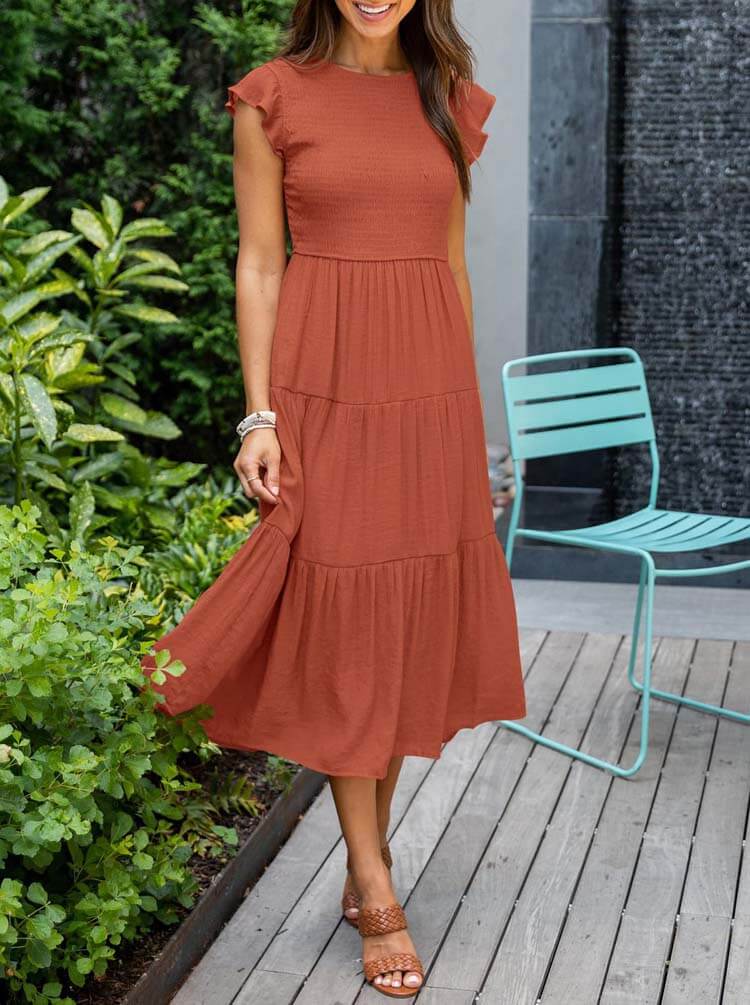 Vestido Mídi de Lástex Matilda