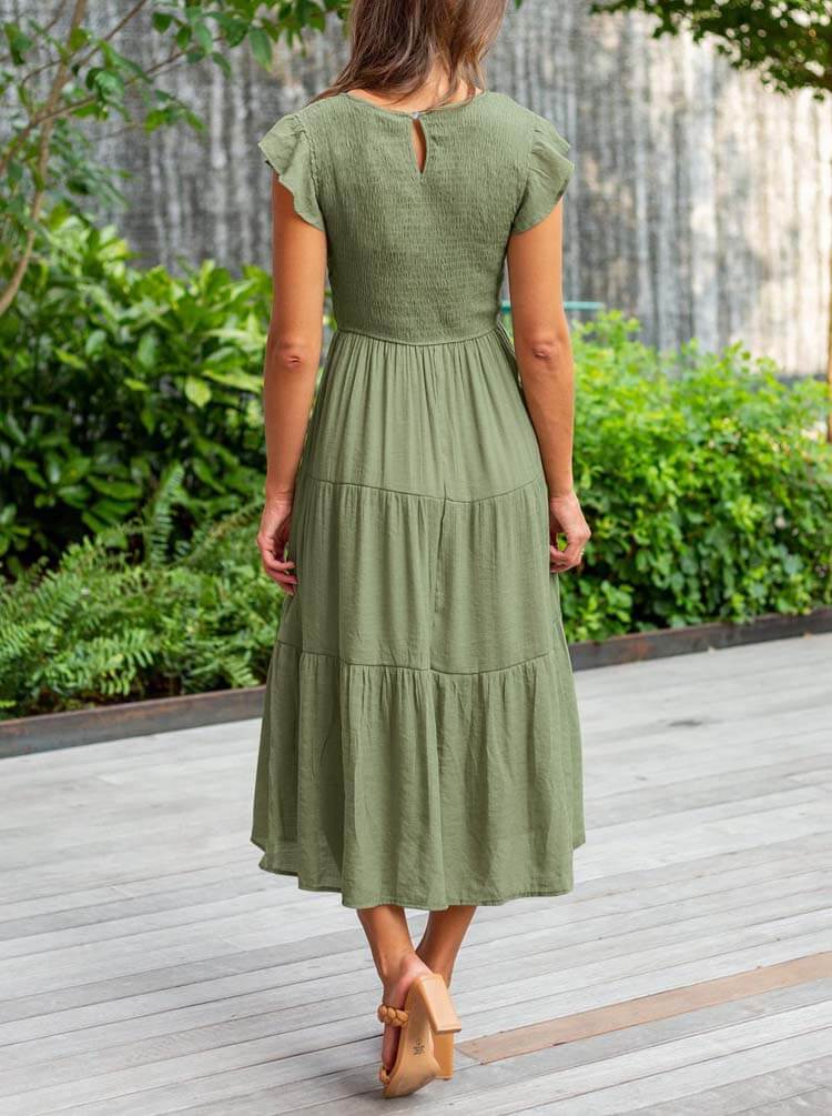 Vestido Mídi de Lástex Matilda