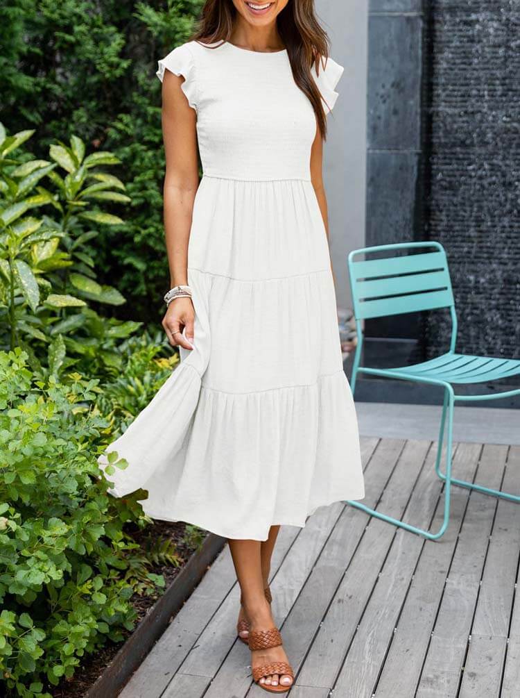 Vestido Mídi de Lástex Matilda