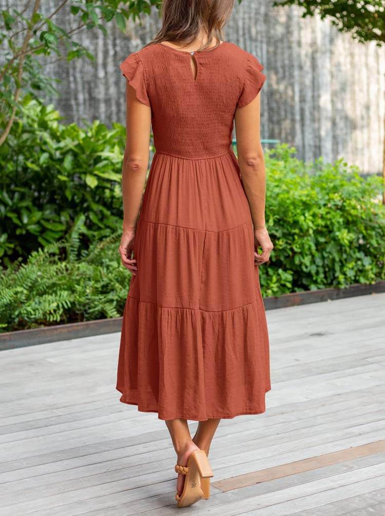 Vestido Mídi de Lástex Matilda