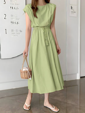Vestido Mídi com Amarração Ruby