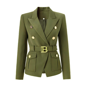 Blazer Casual com Cinto Chaillot