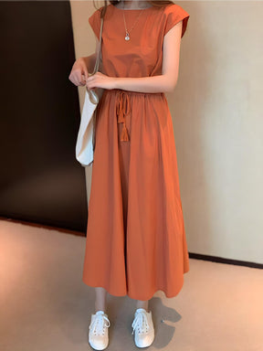 Vestido Mídi com Amarração Ruby